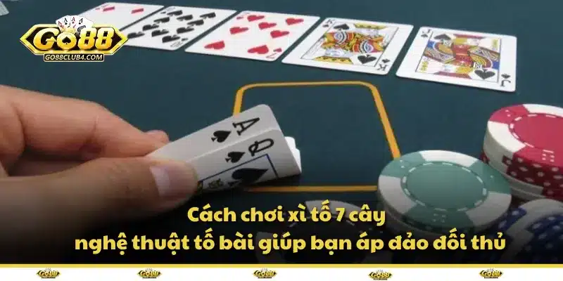 Cách chơi xì tố 7 cây – nghệ thuật tố bài giúp bạn áp đảo đối thủ