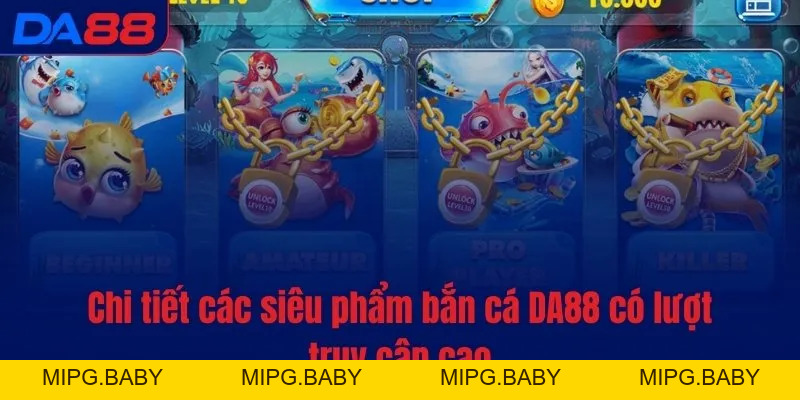 Bắn cá DA88 - Sảnh game 5 sao, đỉnh cao trải nghiệm