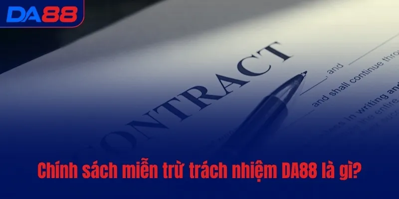 Chính sách miễn trừ trách nhiệm - Từ chối về các sự cố