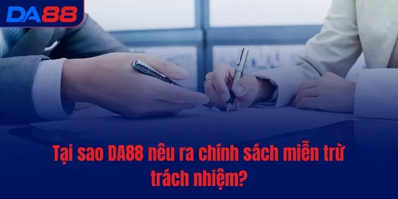 Chính sách miễn trừ trách nhiệm - Từ chối về các sự cố